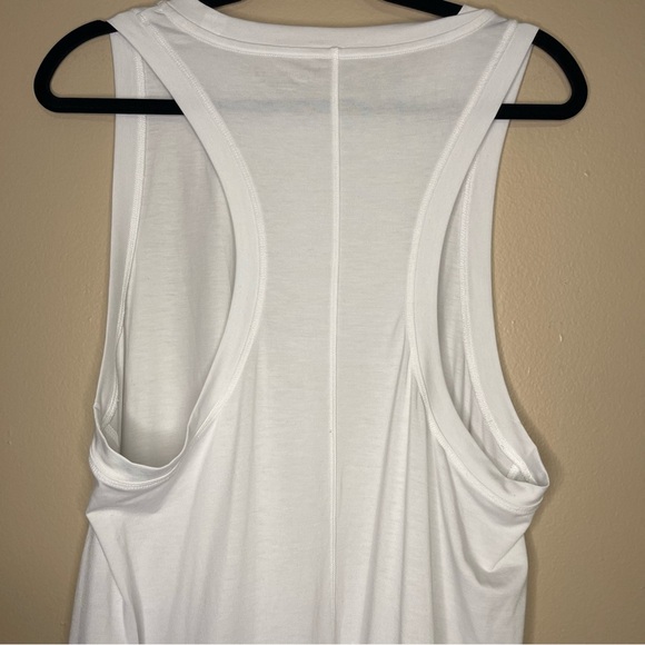 Athleta High Low White Sleeveless Tank Size M - Picture 5 of 8
